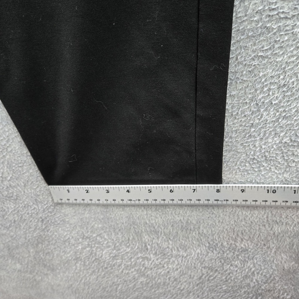 Uniqlo Men Pants M Black Dress Pleated Wide Leg 28" Inseam - Picture 9 of 11
